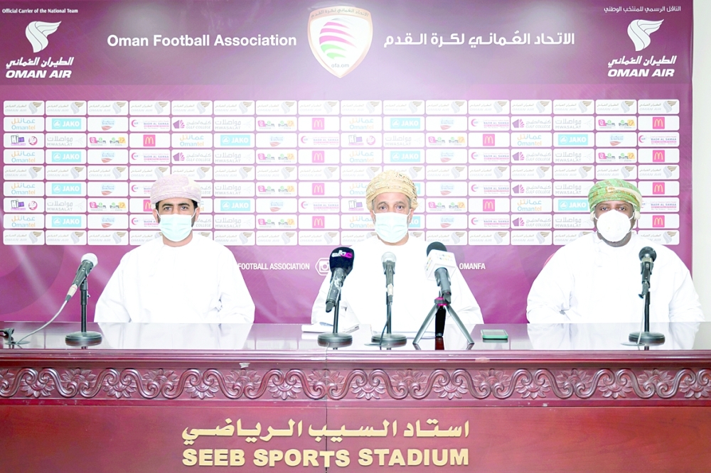 جانب من المؤتمر الصحفي للجنة الانتخابات