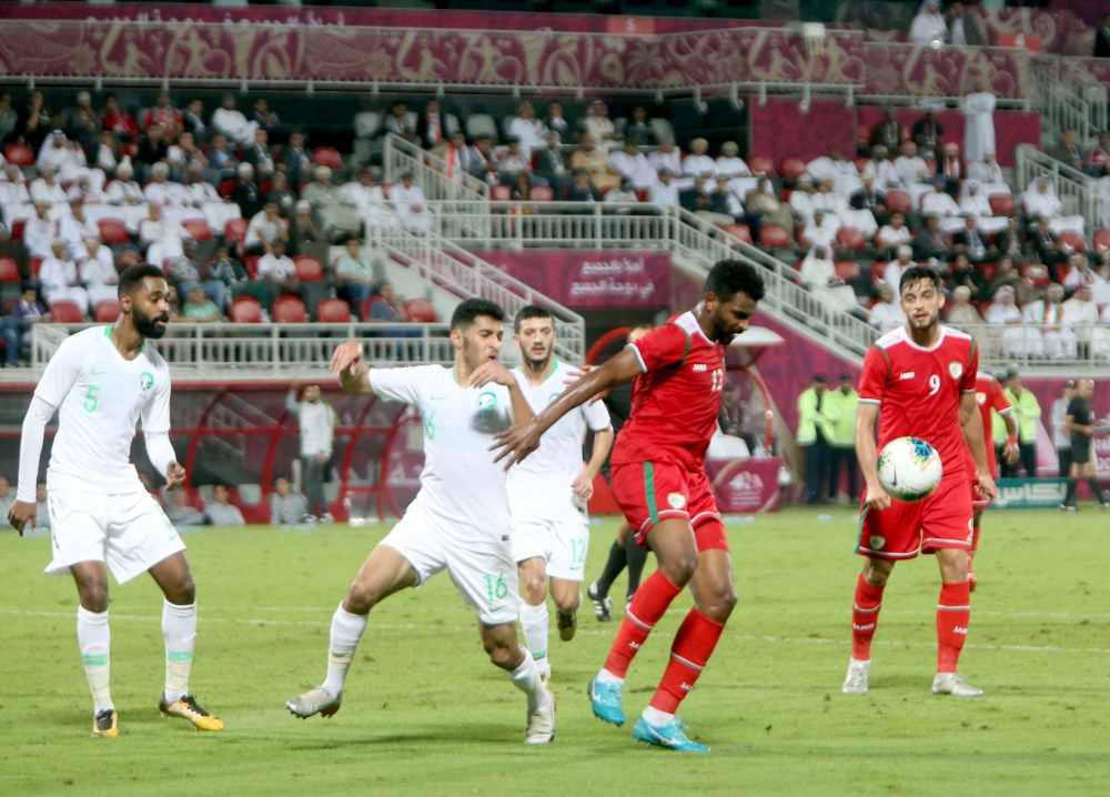 من لقاءات المنتخب الوطني في دورة كأس الخليج الأخيرة