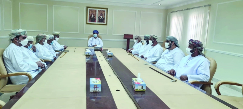 من اللقاء مع والي خصب 