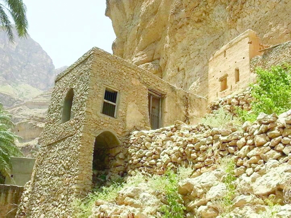من البيوت الأثرية بقرى طيوي
