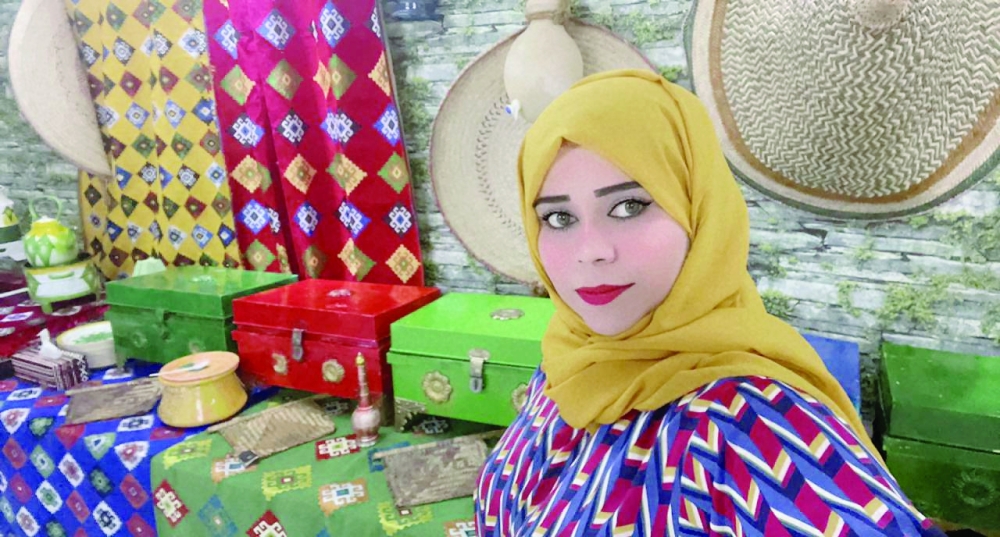 علياء المخزومية خلال إدارة المطعم