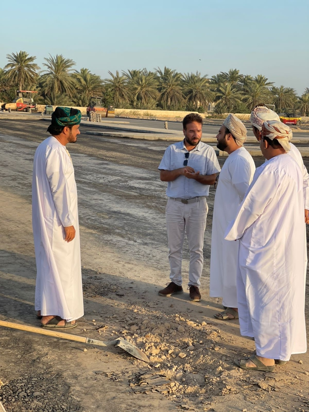 خلال متابعة الأعمال الميدانية