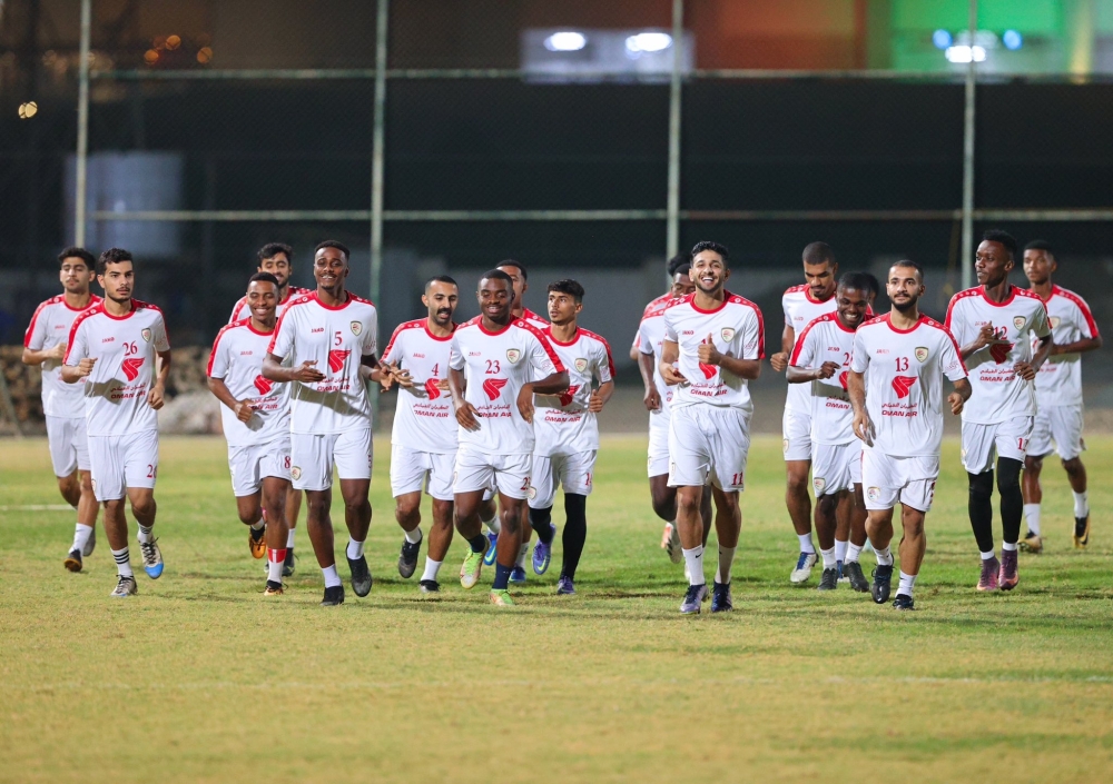 من الحصص التدريبية السابقة للمنتخب الأولمبي