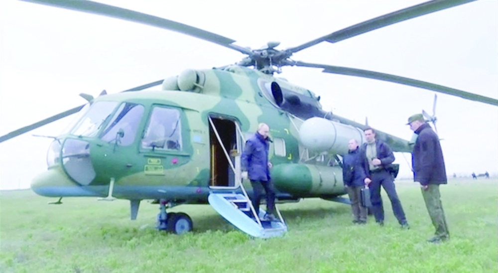Image:زيارة نادرة لبوتين إلى منطقتين على خطوط التماس.. وموسكو تتهم بعض الدول &quot;بالتدخل&quot; بشؤونها الداخلية