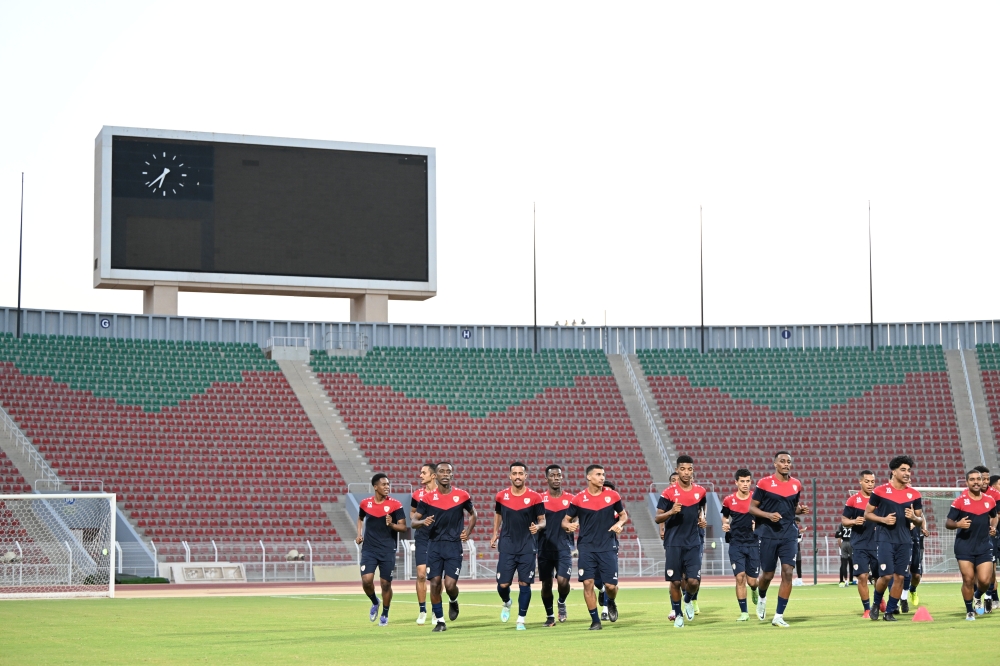 من الحصص التدريبية للمنتخب الأولمبي 