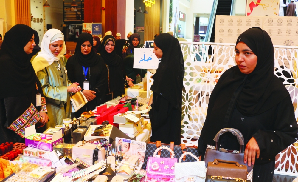 المعرض حوى عدة أركان