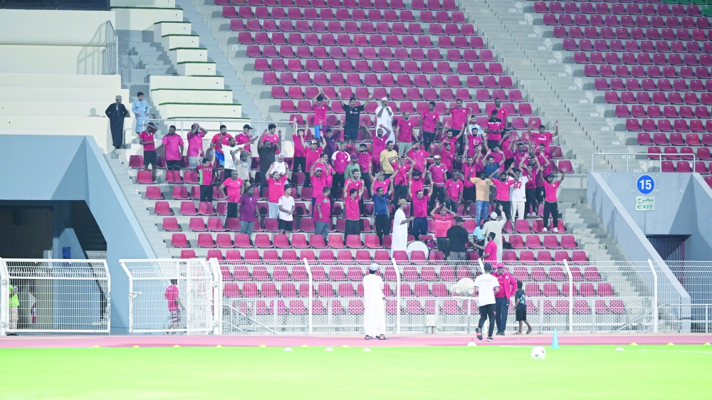 بروفة لرابطة الجماهير العمانية