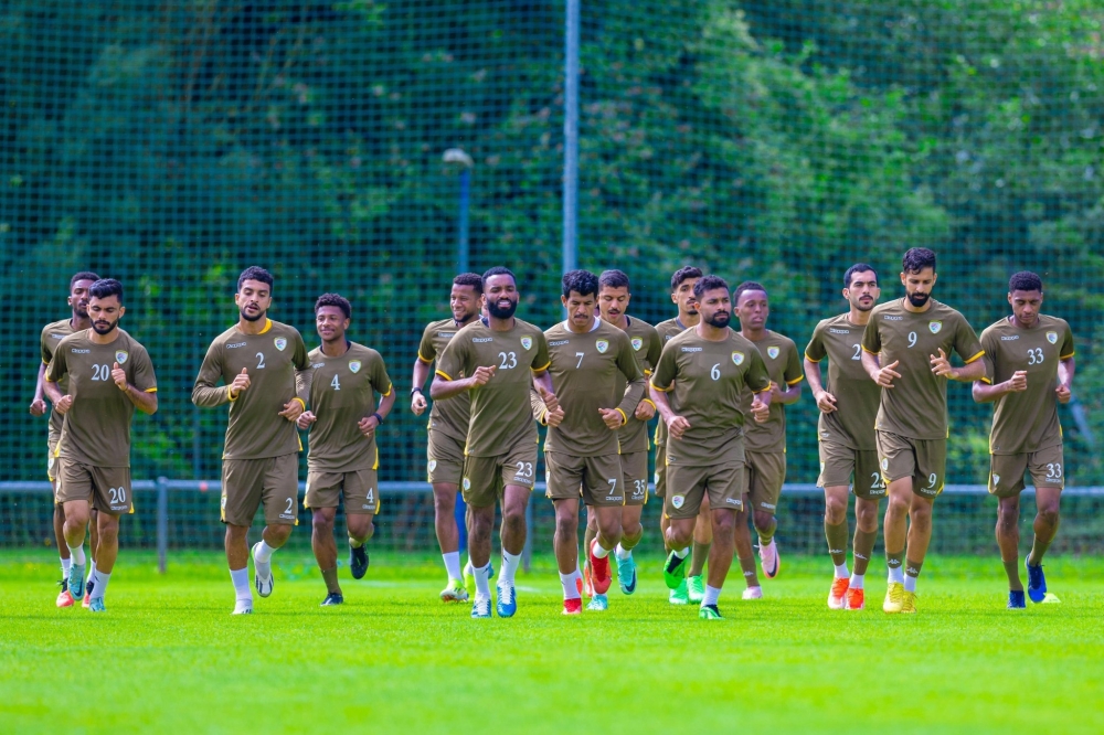 الحصة التدريبية السابقة للمنتخب الوطني الأول لكرة القدم