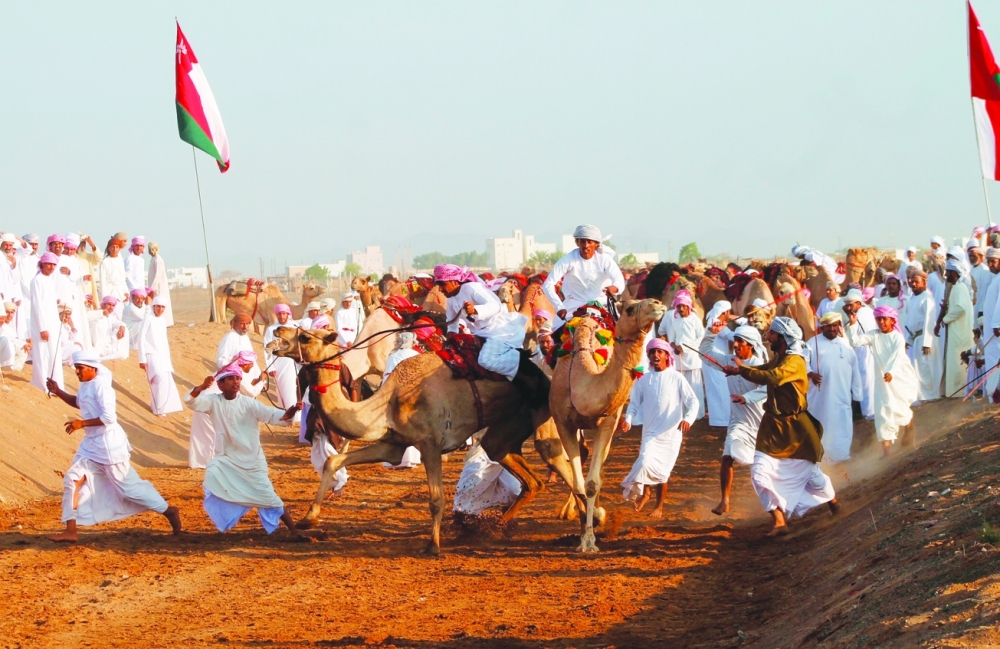 من سباقات عرضة الهجن ببدية