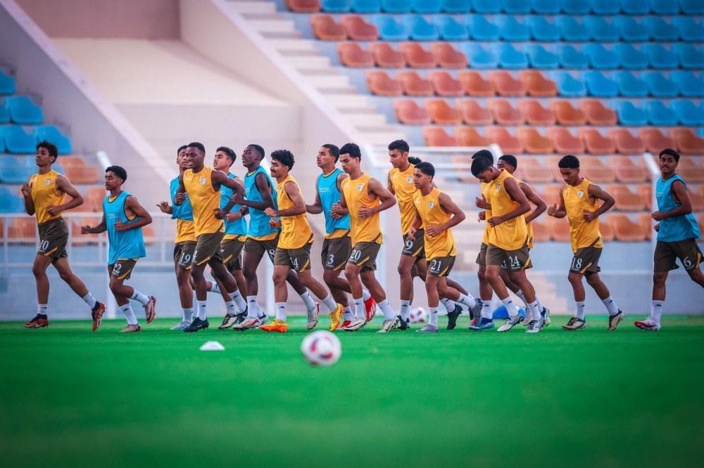 الحصص التدريبية لمنتخب الناشئين