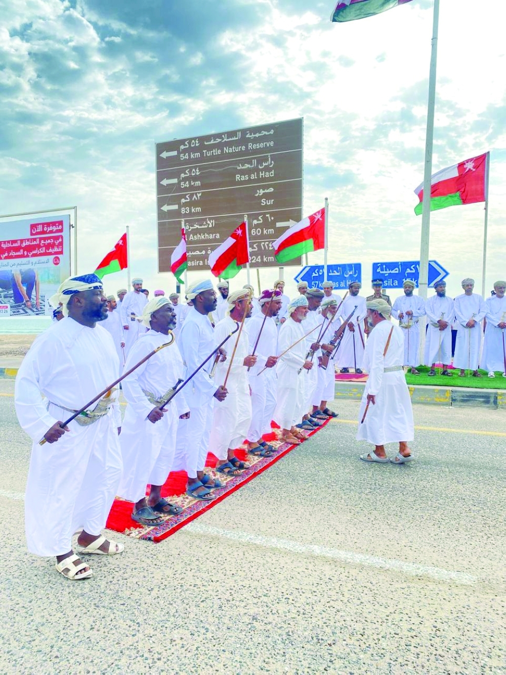 فقرات من الشعر الشعبي والفنون التقليدية في حفل التدشين