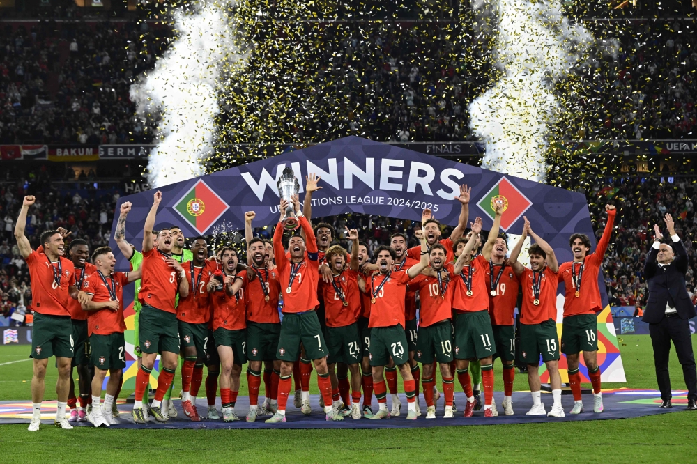 تتويج منتخب البرتغال بلقب مسابقة دوري الأمم الأوروبية لكرة القدم