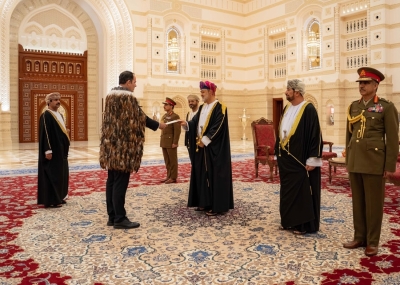 سلطنة عُمان – جلالة السلطان يتسلم أوراق اعتماد عدد من السفراء