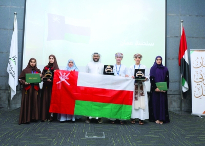 سلطنة عُمان – طلاب سلطنة عمان يحصلون على مرتبة الشرف في دبلوم البرلمان العربي للطفل