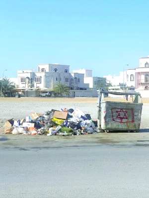 سلطنة عُمان – Muscat Municipality Services: Citizens’ reports in the trash