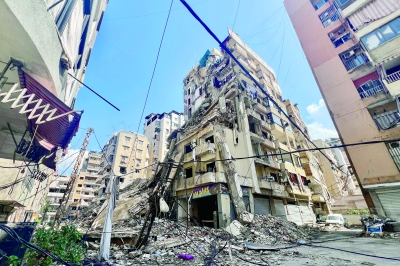 ثمانية قتلى بغارة إسرائيلية قرب بيروت بعد سلسلة ضربات على ضاحيتها الجنوبية