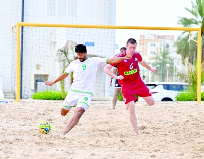 منتخب القدم الشاطئية يخطف فوزا وديا مثيرا أمام بيلاروسيا