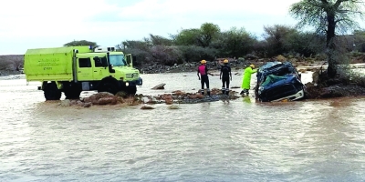 "الدفاع المدني": التعامل مع 254 بلاغا خلال منخفض "المسرات"