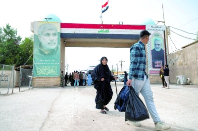 العراق يغلق معبر الشلامجة الحدودي اثر غارات أمريكية إسرائيلية