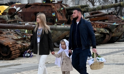 كييف وموسكو تتبادلان اتهامات بخرق هدنة عيد الفصح