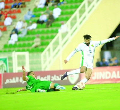 النهضة يتجاوز عقبة صحار بدوري جندال