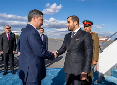 سلطنة عُمان – سمو نائب رئيس مجلس الوزراء للشؤون الاقتصادية يصل إلى كازاخستان