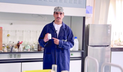 شركة (محور) الطلابية تطور مادة مستدامة من النانو سيراميك عبر إعادة تدوير مخلفات البناء