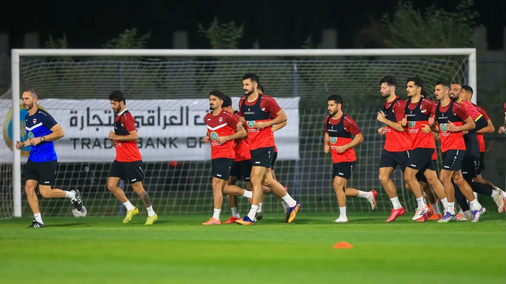 من تدريبات المنتخب العراقي