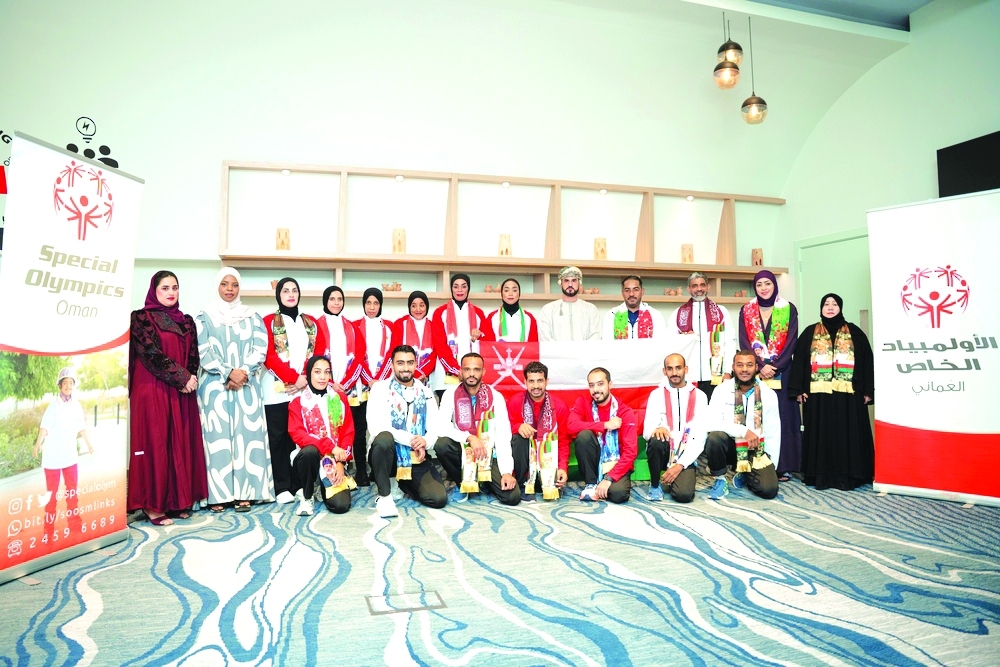وفد الأولمبياد الخاص العماني المشارك في الدورة 