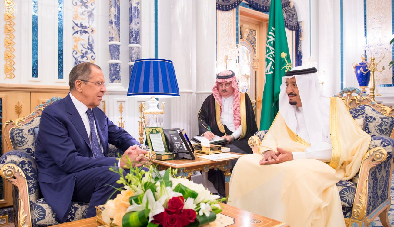 Saudi Arabia's King Salman meets with Russia's FM Lavrov in Jeddah