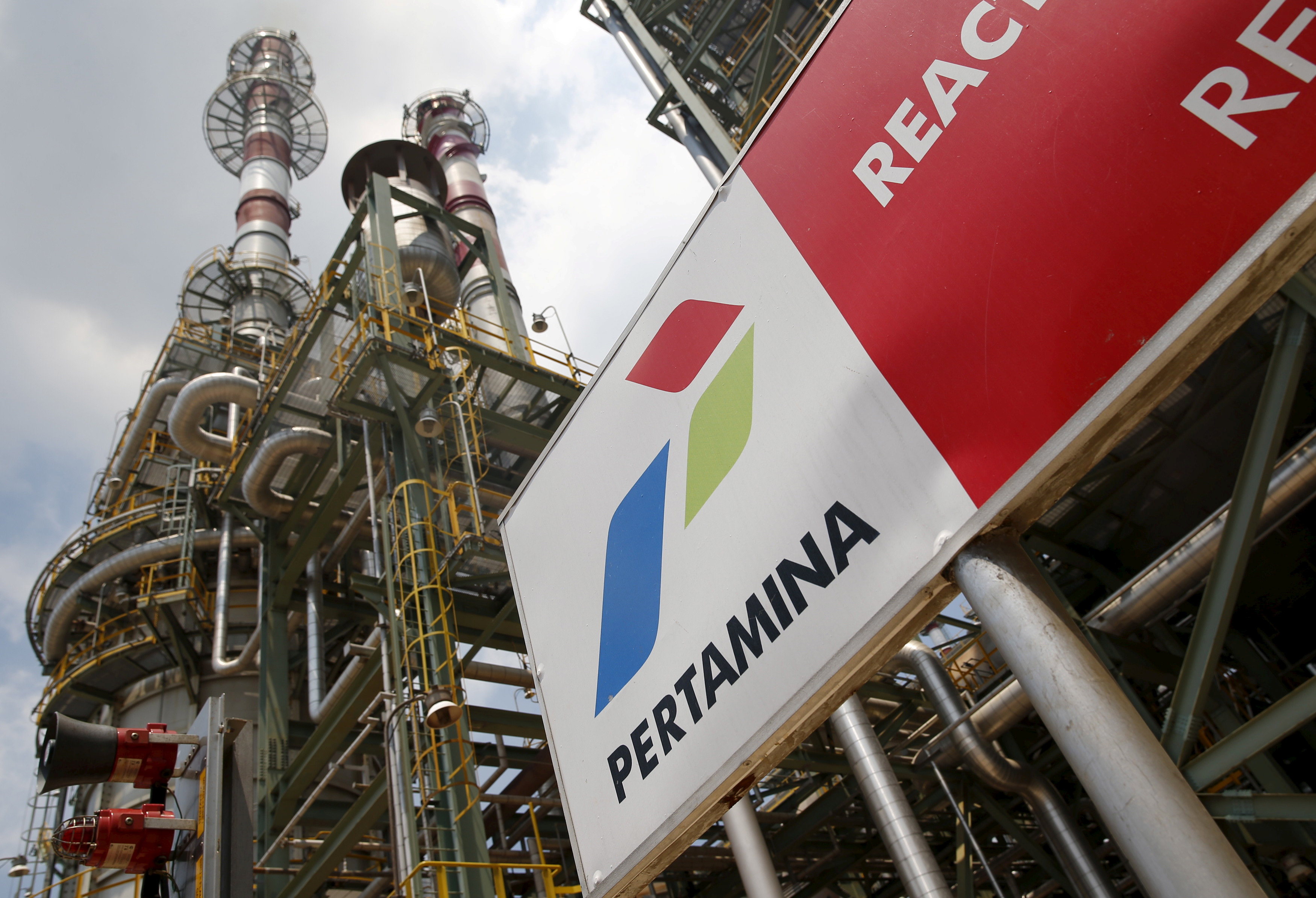 FILE PHOTO: A view of state-owned oil giant Pertamina's refinery unit IV  in Cilacap, Central Java, Indonesia