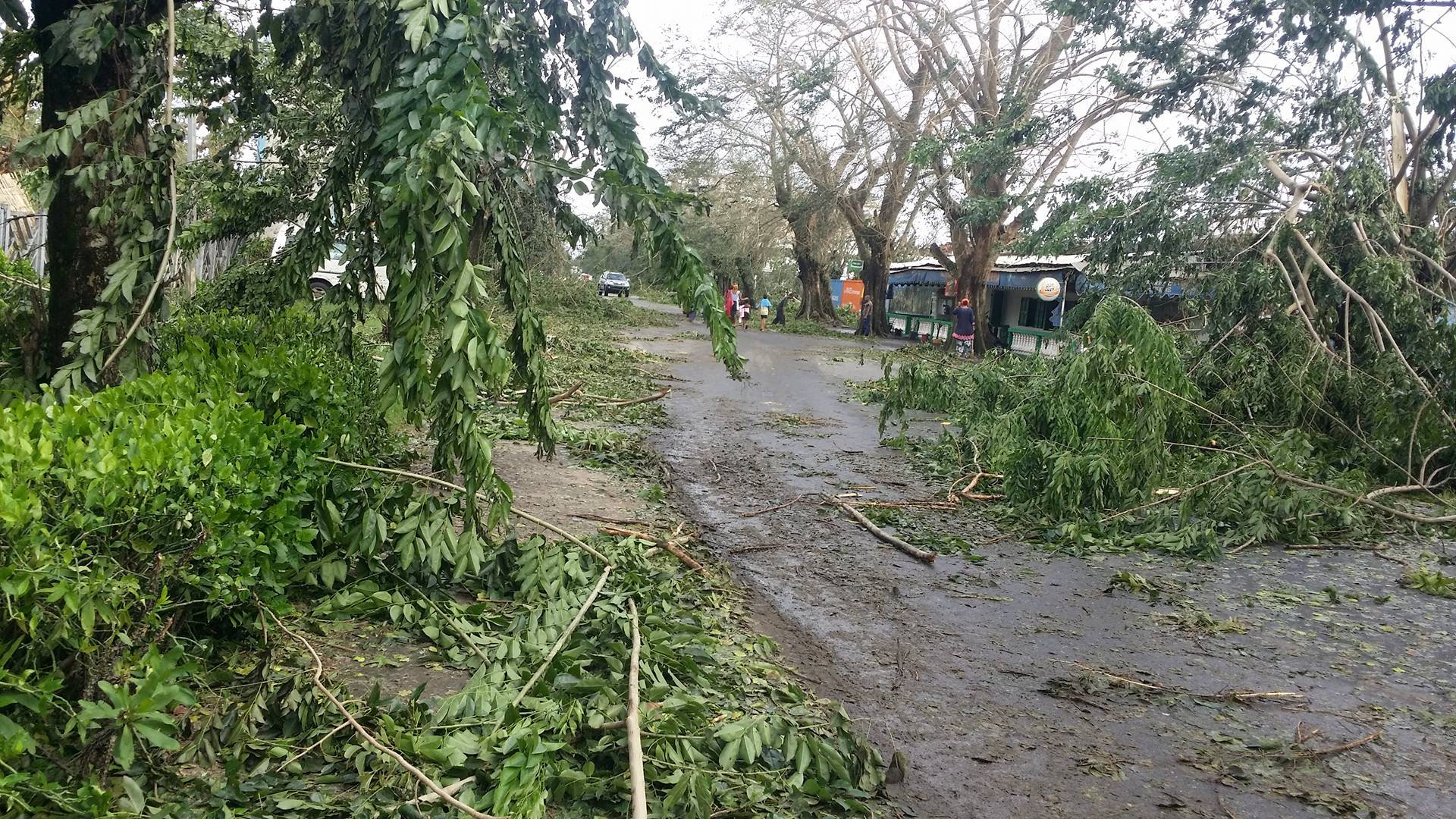 Aftermath of tropical cyclone Ava in Toamasina