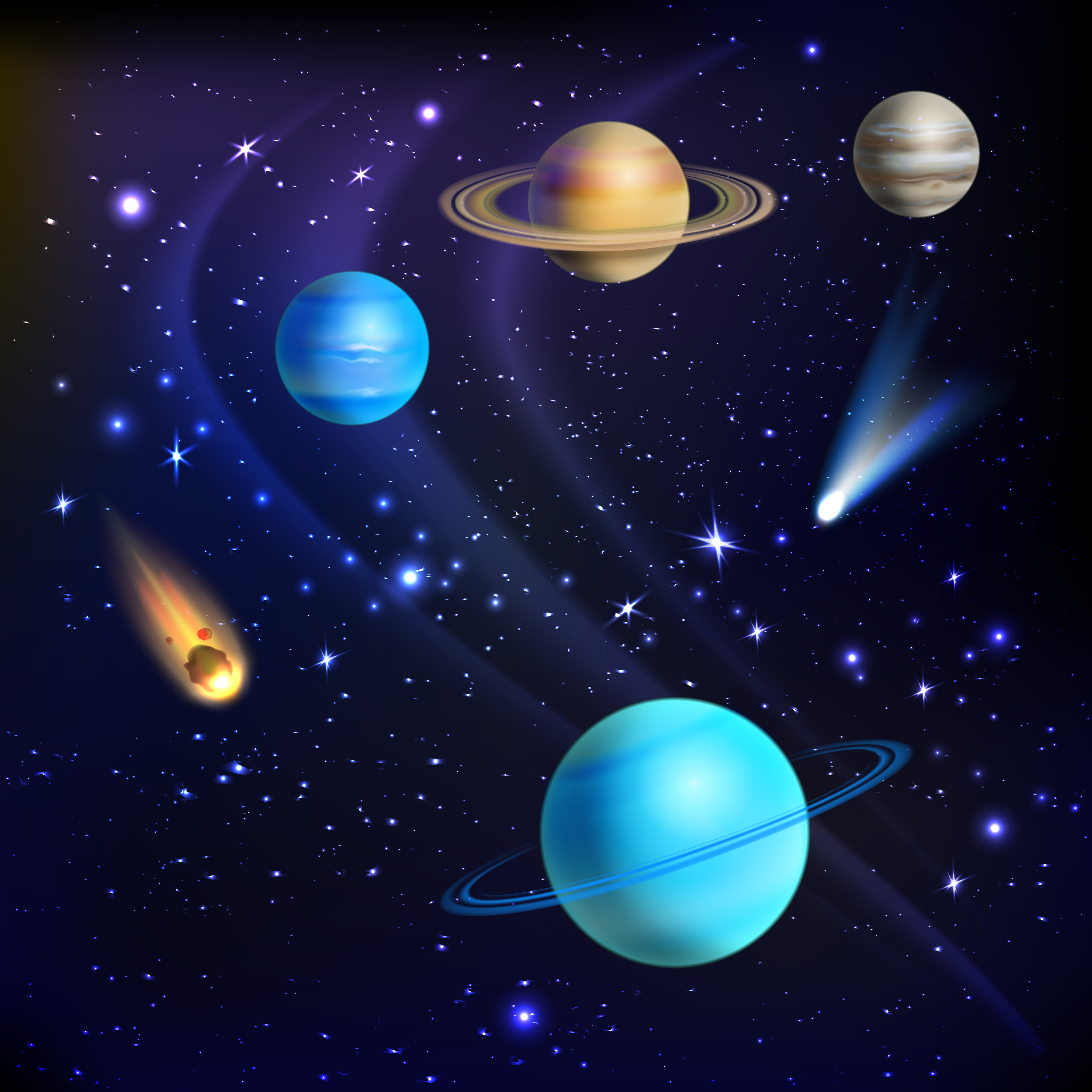 Space Background Illustration