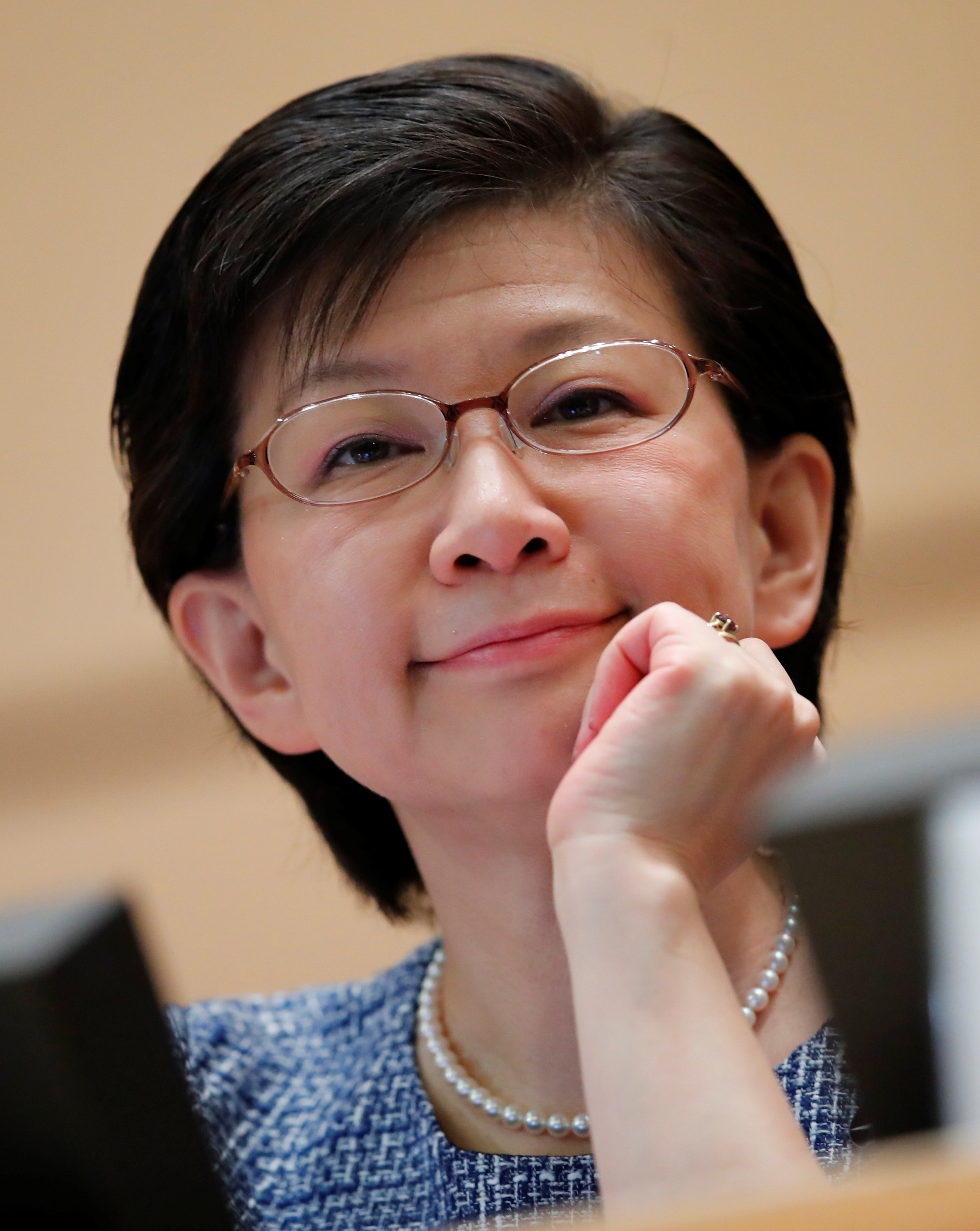 UN High representative for Disarmament Affairs Nakamitsu attends the 2nd Preparatory session of the 2020 Non Proliferation TreatyReview Conference in Geneva
