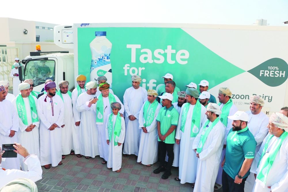 من حفل اطلاق منتجات الألبان