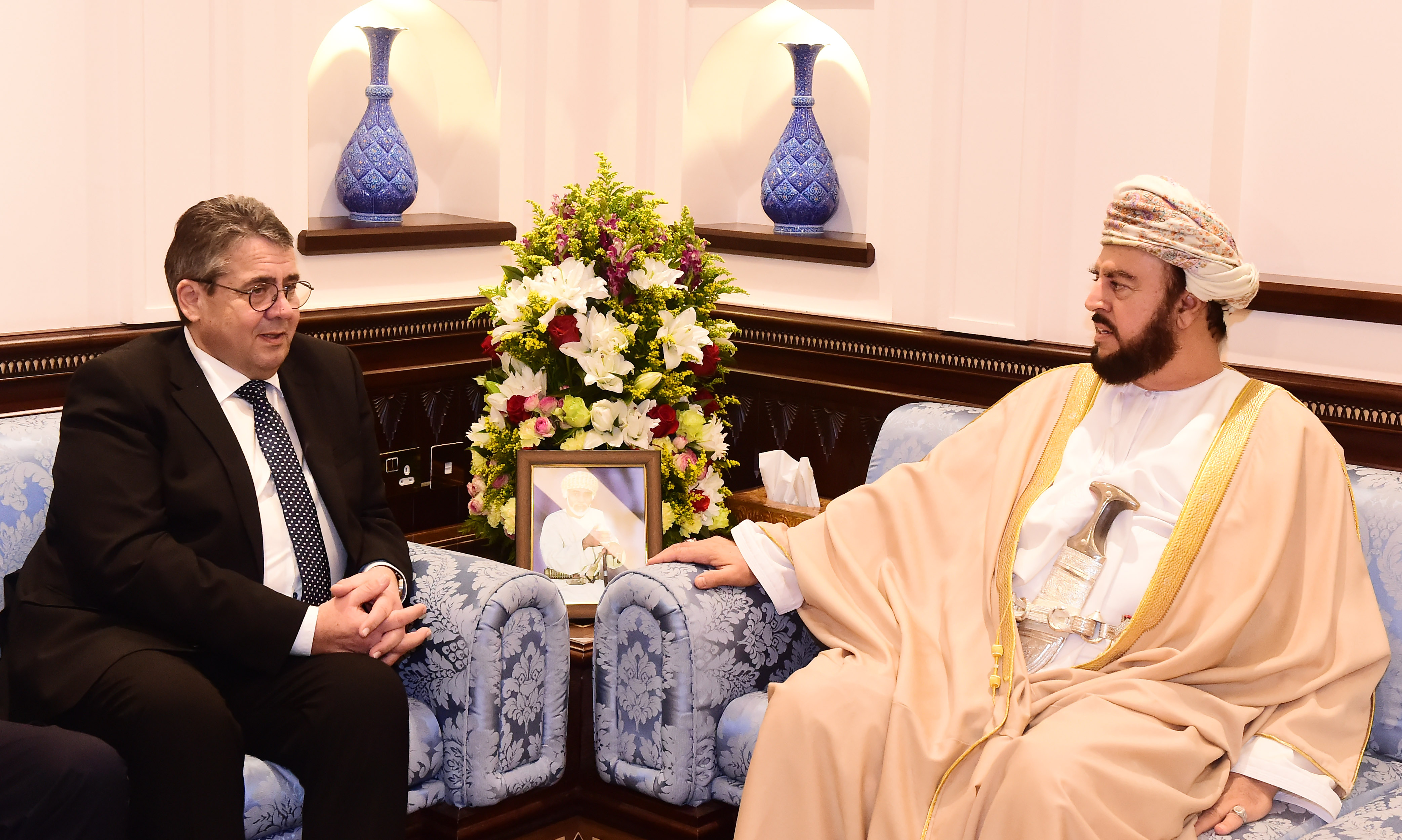 يستقبل-صاحب-السمو-السيد-نائب-رئيس-الوزراء-لشؤون-العلاقات-والتعاون-الدولي-والممثل-الخاص-لجلالة-السلطان-ضيفًا