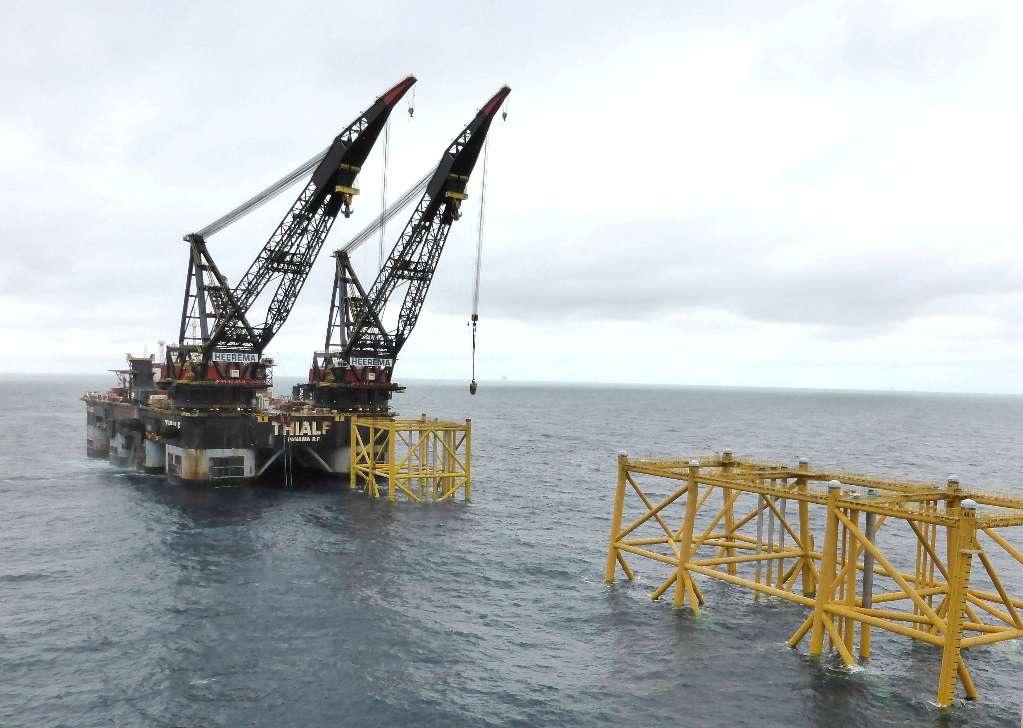 FILE PHOTO: A view of Equinor's oil platform in Johan Sverdrup oilfield