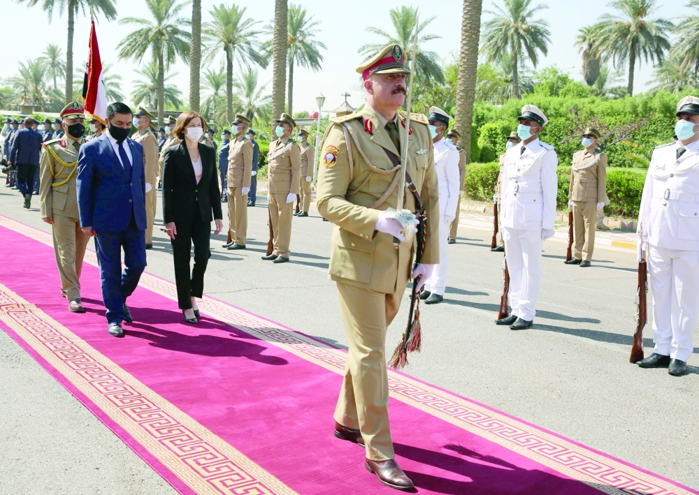 French Defence Minister Parly visits