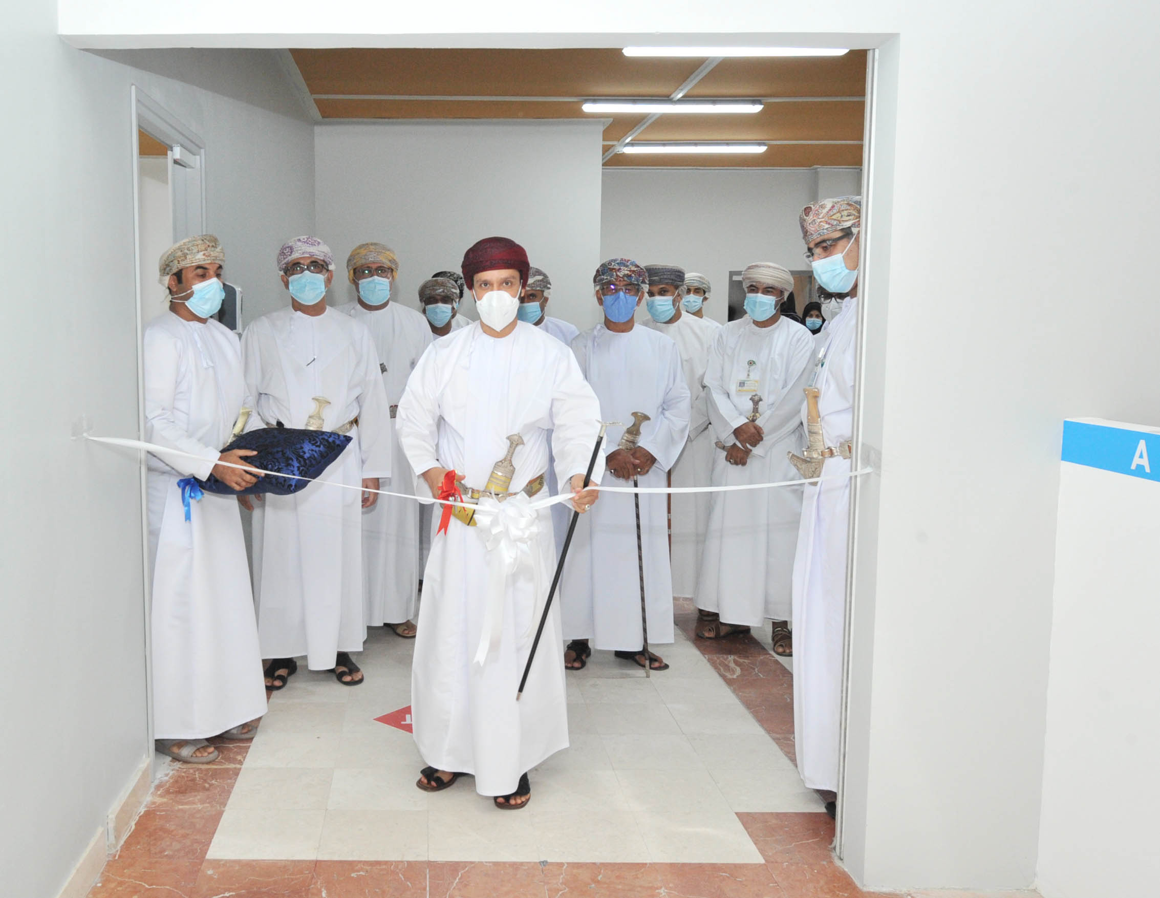 افتتاح-المستشفى-الميداني-للمرضى-كوفيد-١٩-....-تصوير-العمانية-٣