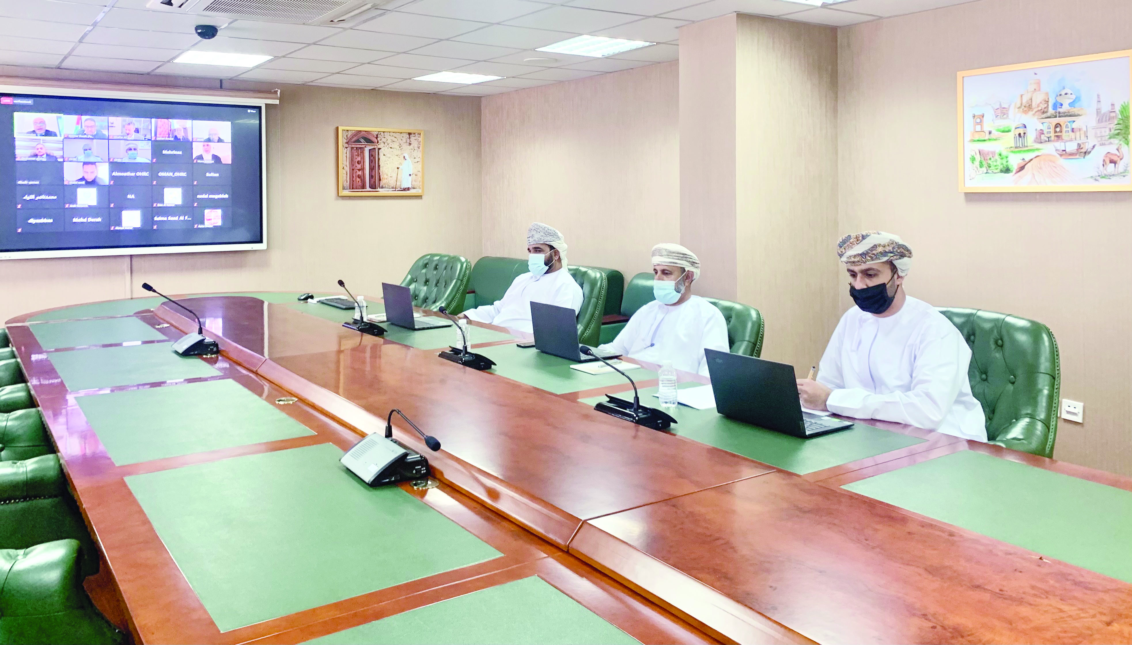 من مشاركة حقوق الإنسان في الندوة