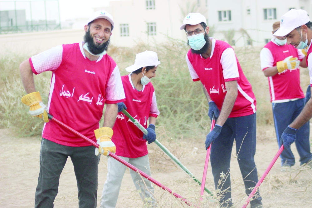 المتطوعون في الحملة