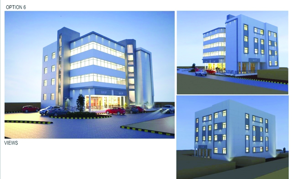 مجسم للمبنى الخيري