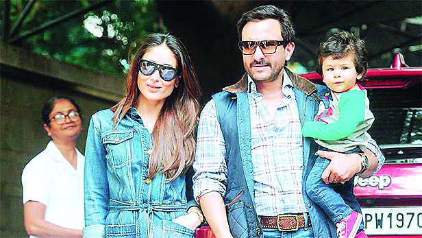 كارينا كابور وزوجها وطفلهما الأول