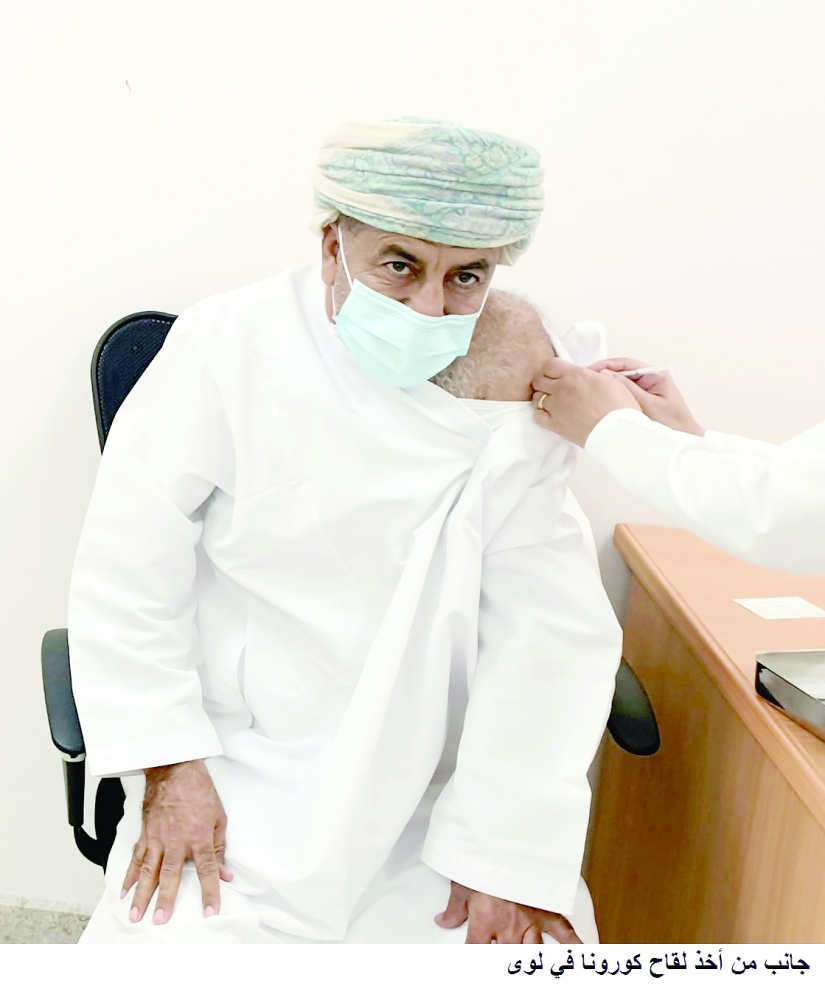 تطعيم الفئات المستهدفة بلقاح كورونا في لوى